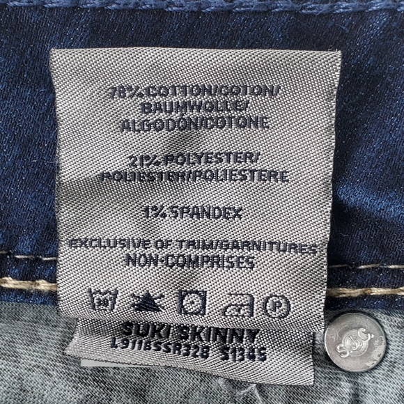 Silver Suki Skinny Slim Women's 34/31 Jeans Actual 35/31 Denim - Picture 6 of 12